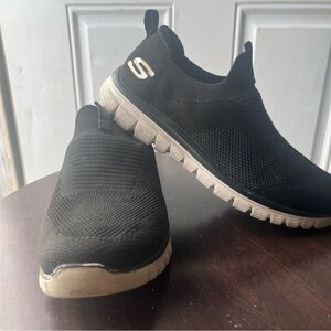 Skechers Men's Black Slip-On Sneakers